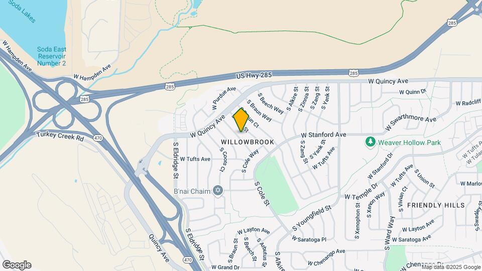 4464 S Cole Ct Map and Location Details
