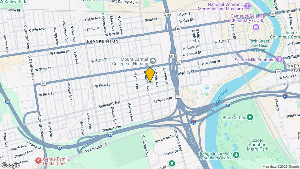 258-260-260 S Souder Ave Mapa y Detalles de la Ubicación