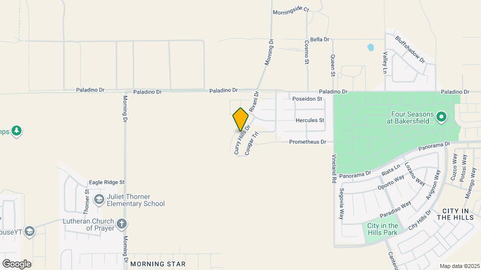 6012 Curvy Hills Dr Map and Location Details