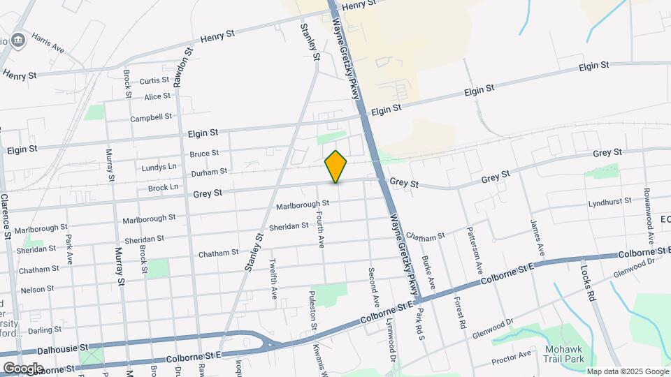 381 Grey St Map and Location Details