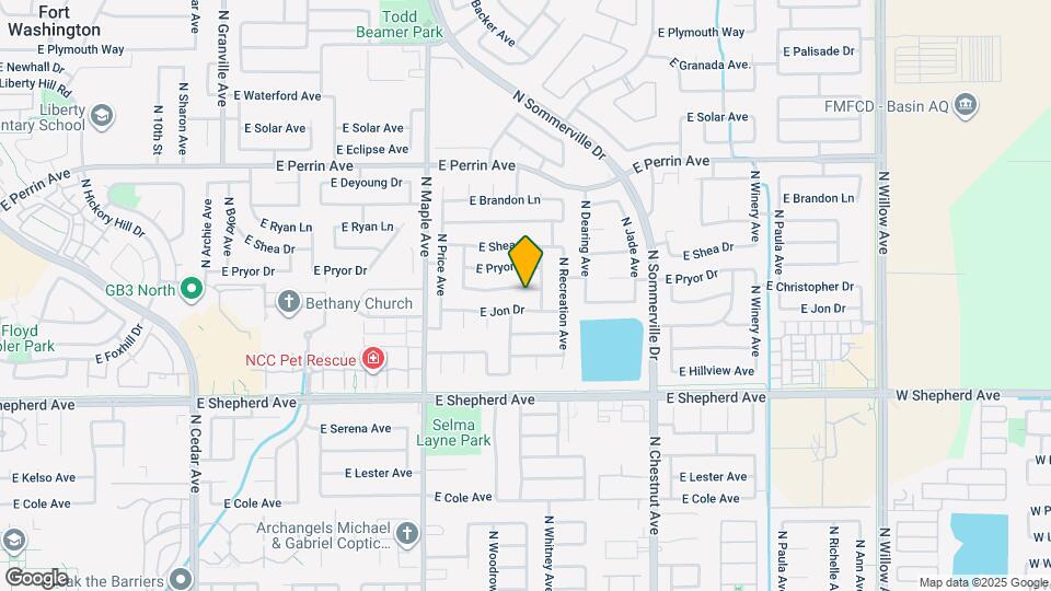 2209 E Christopher Dr Map and Location Details