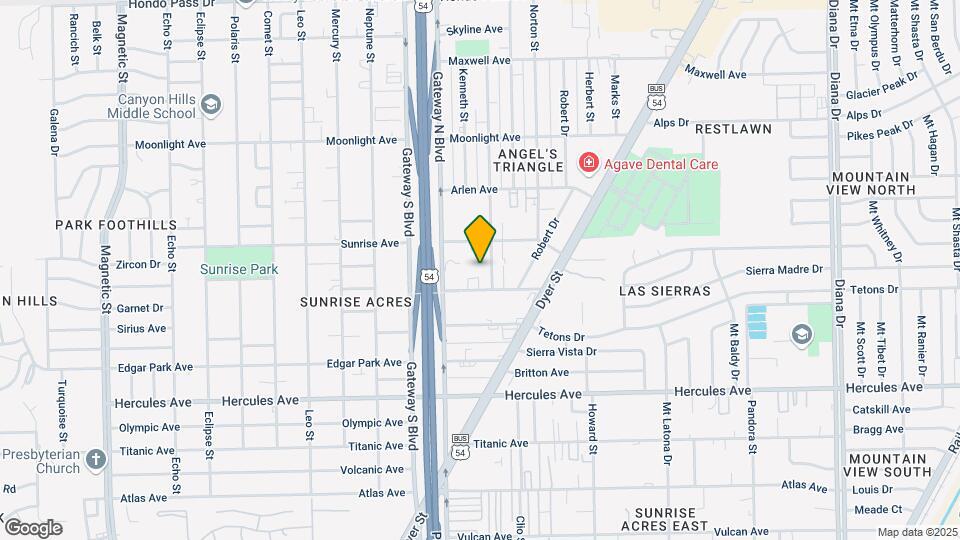 8629 Lawson St Map and Location Details