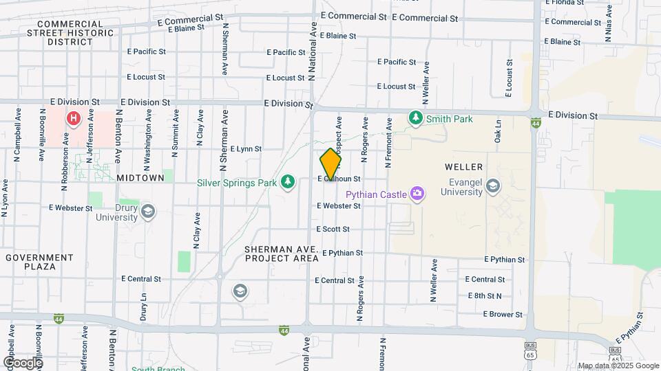1235 N Prospect Ave Map and Location Details