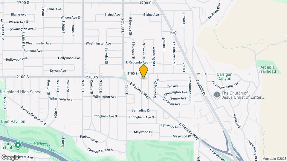 2131 S Texas St Map and Location Details