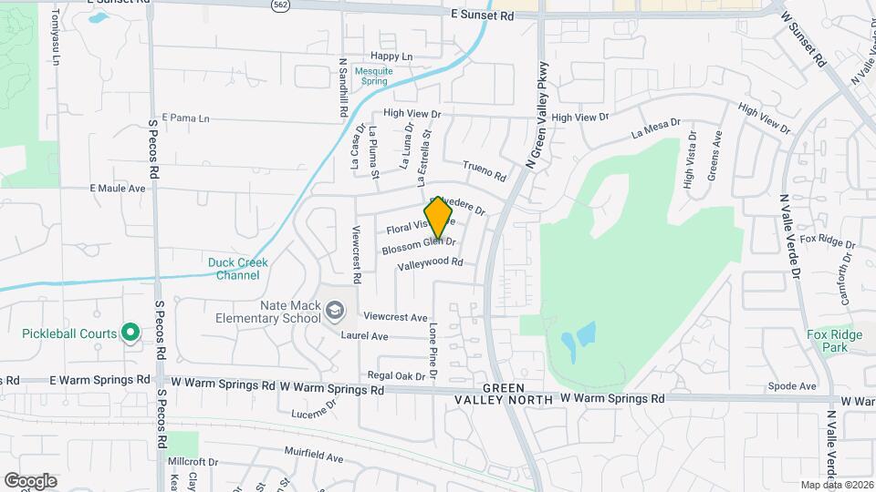 3119 Blossom Glen Dr Map and Location Details