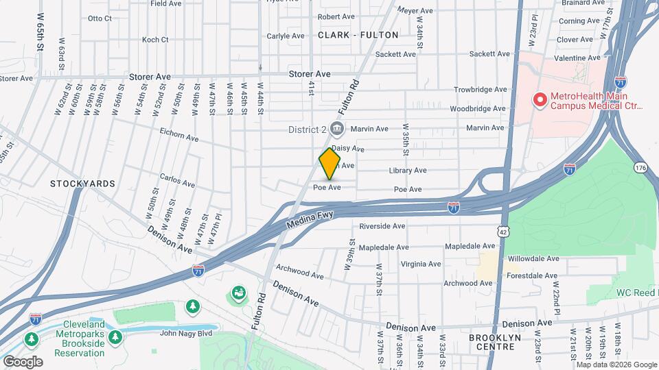 4004 Poe Ave Mapa y Detalles de la Ubicación
