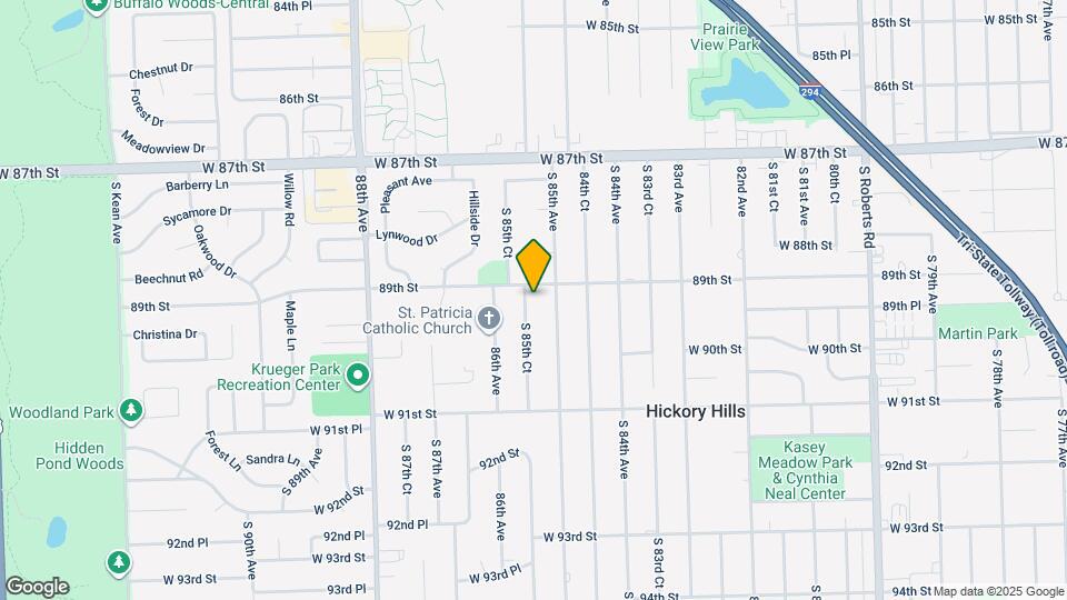 8909 S 85th Ct Map and Location Details