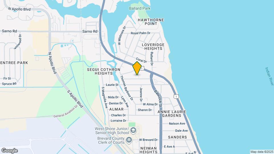 468 Poinciana Dr Map and Location Details