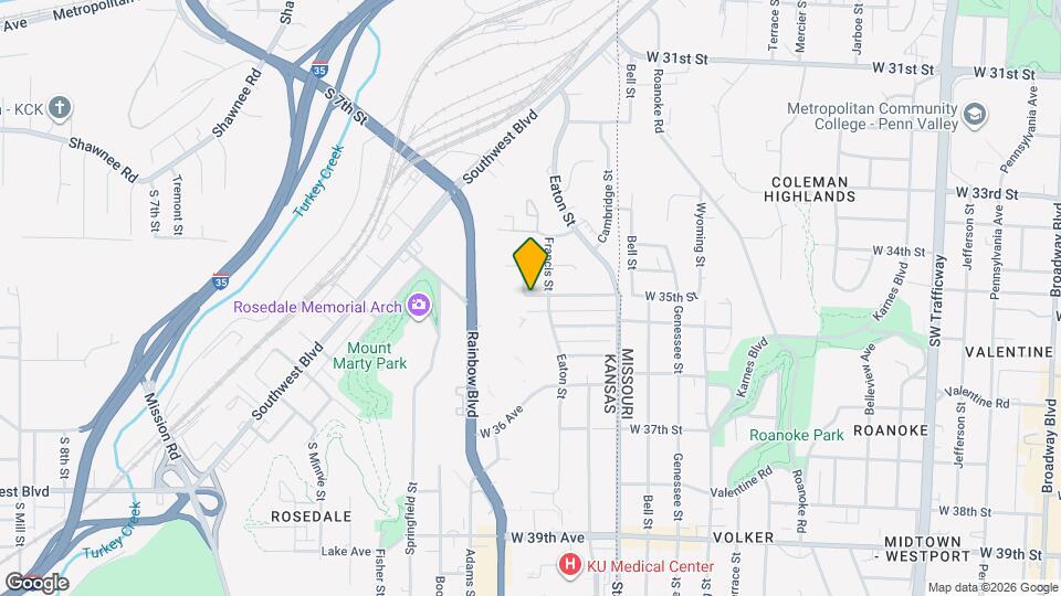 2117 Chester Ave Map and Location Details