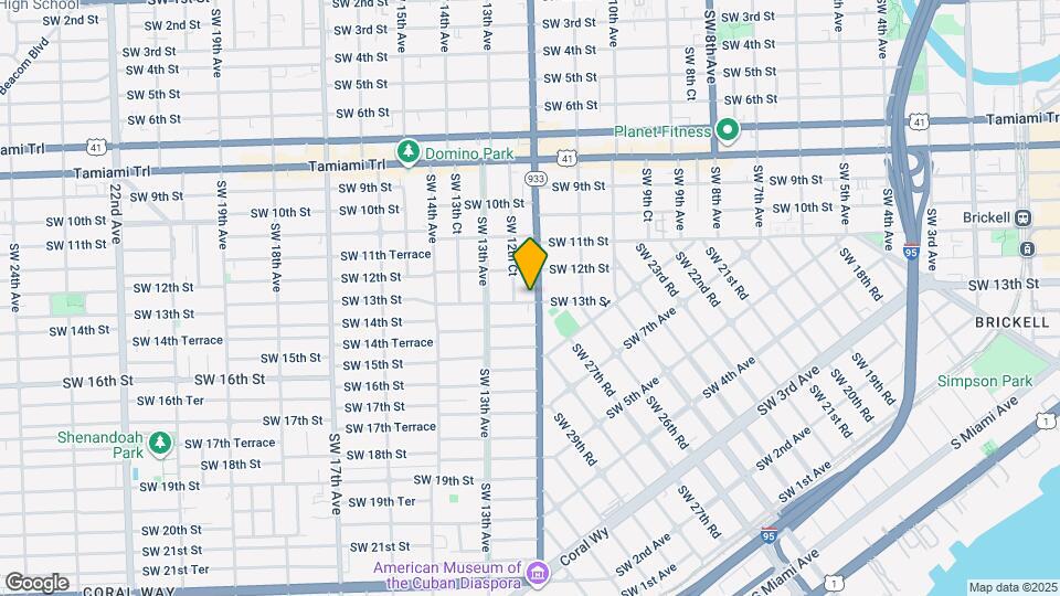1205 SW 13th St Mapa y Detalles de la Ubicación