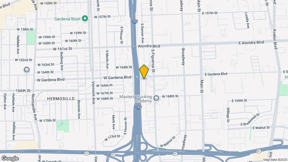 16517 S Denver Ave Mapa y Detalles de la Ubicación