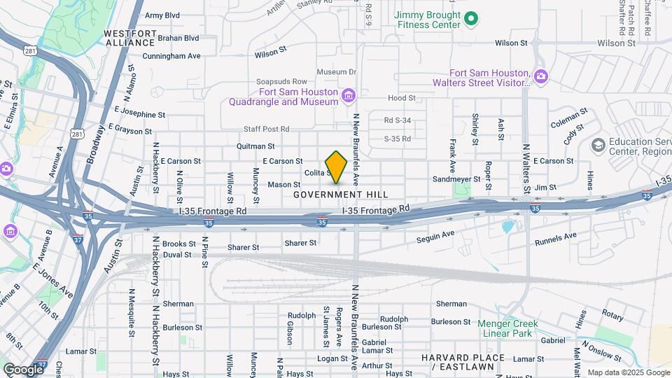 918 Mason St Mapa y Detalles de la Ubicación