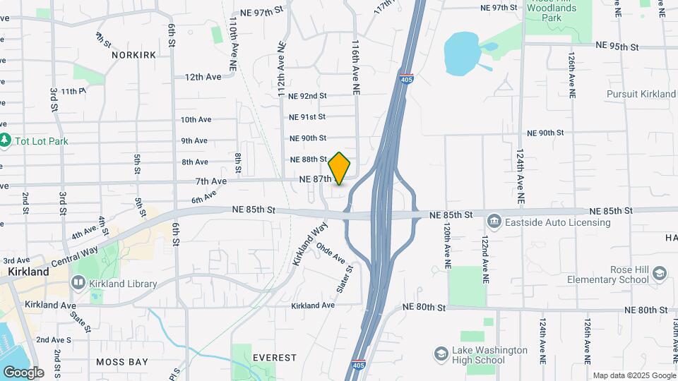 11422 NE 86th St Map and Location Details