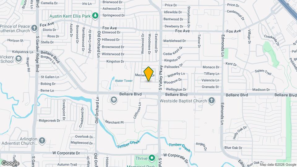 1126 Woodrow Dr Map and Location Details