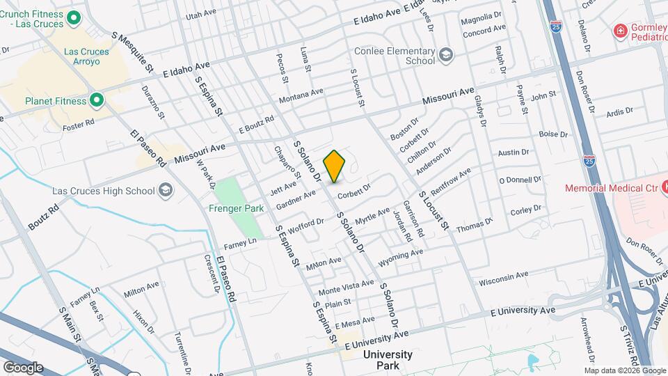 1310 Gardner Ave Map and Location Details