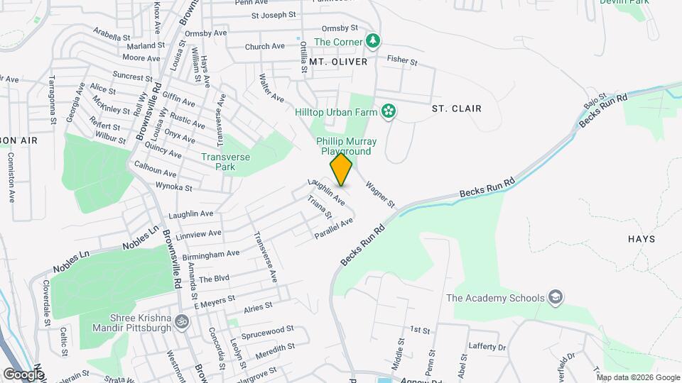 418 Laughlin Ave Map and Location Details