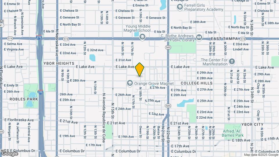 3606 N 18th St Map and Location Details