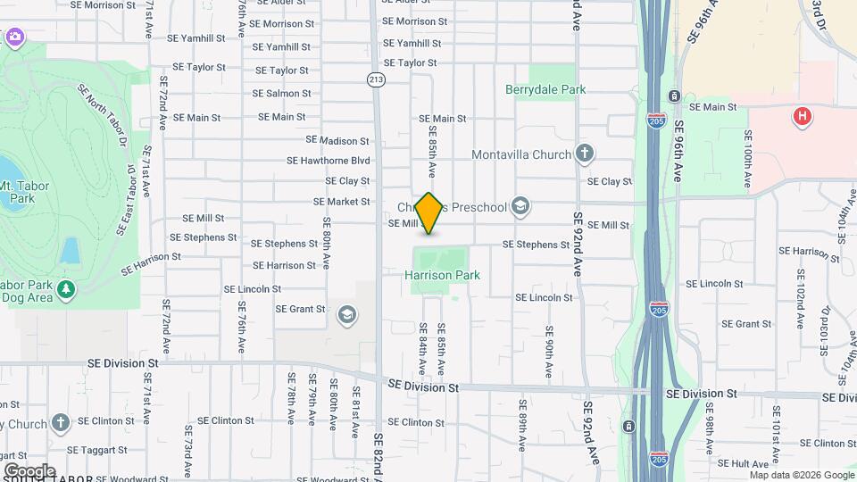 8435 SE Stephens St Mapa y Detalles de la Ubicación