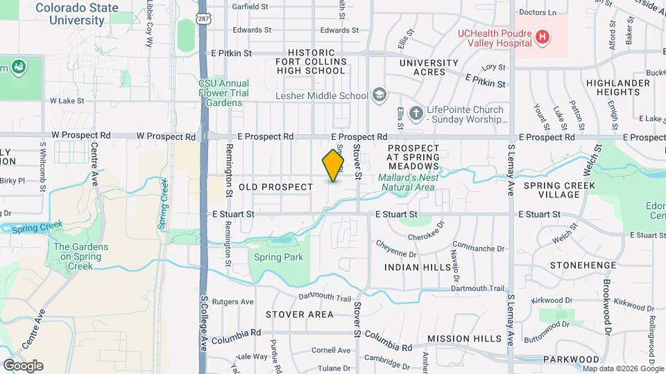 1708-1710 Morningside Dr Map and Location Details