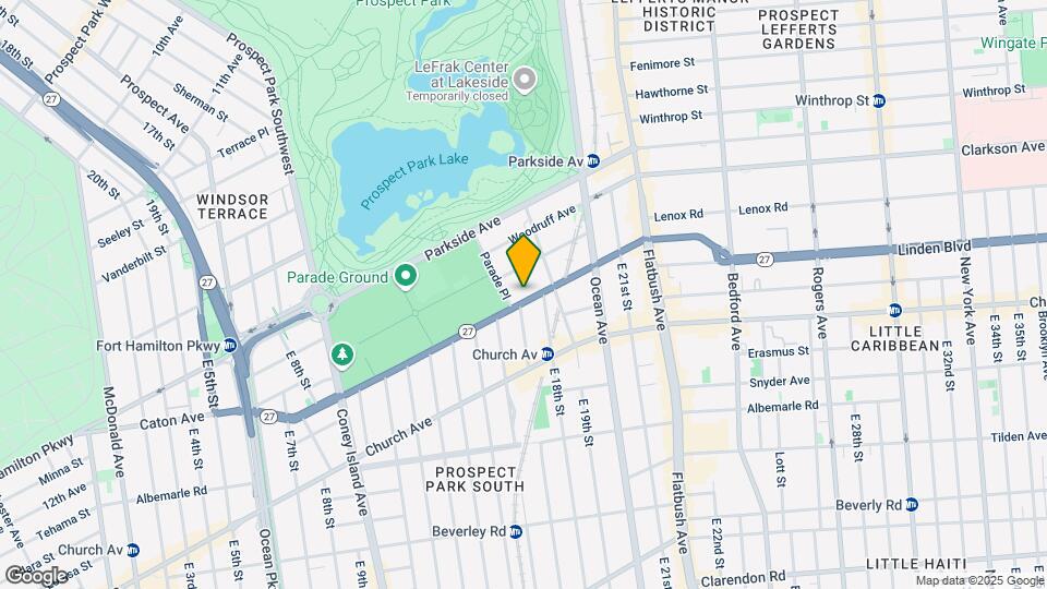 1715 Caton Ave Mapa y Detalles de la Ubicación