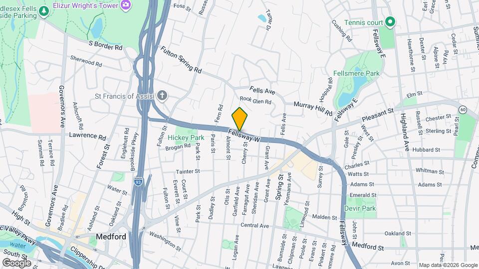 226 Fellsway W Map and Location Details