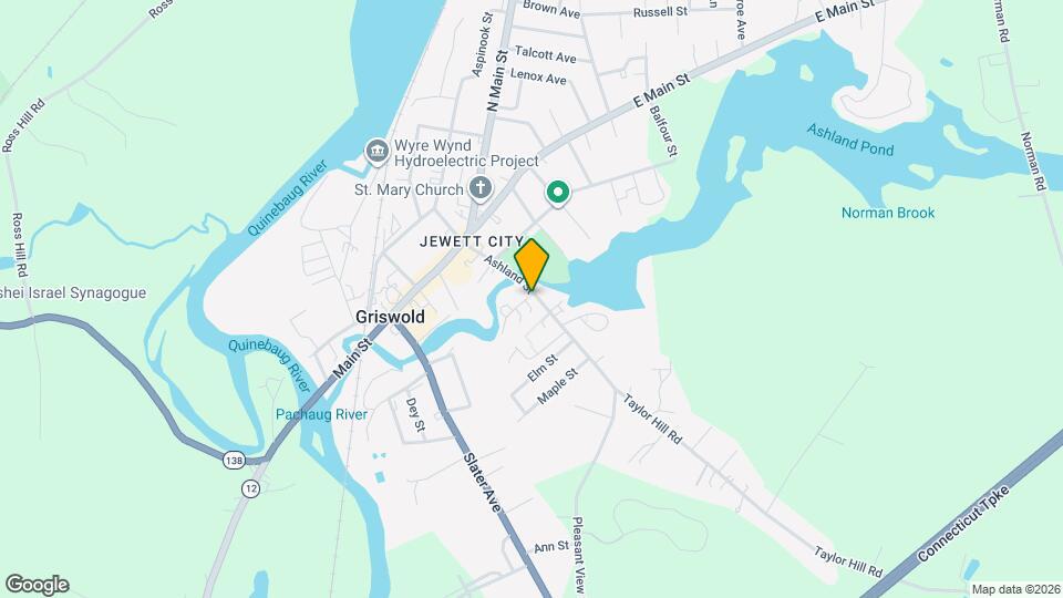 75 Ashland St, Unit D Map and Location Details