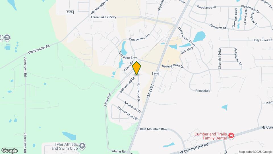 14885 Willowwood Dr Map and Location Details