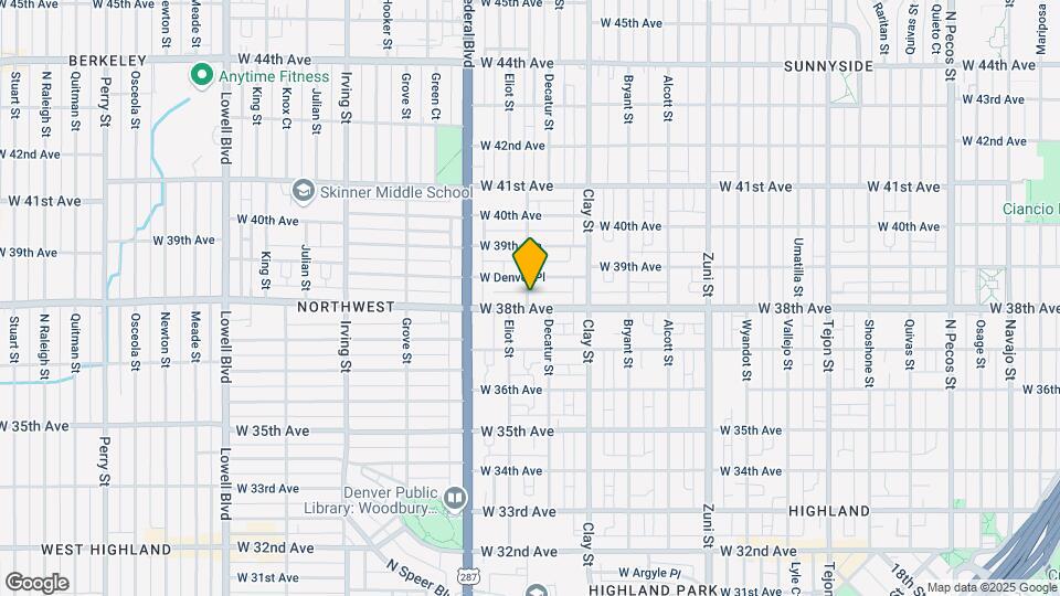 3840 Eliot St Map and Location Details
