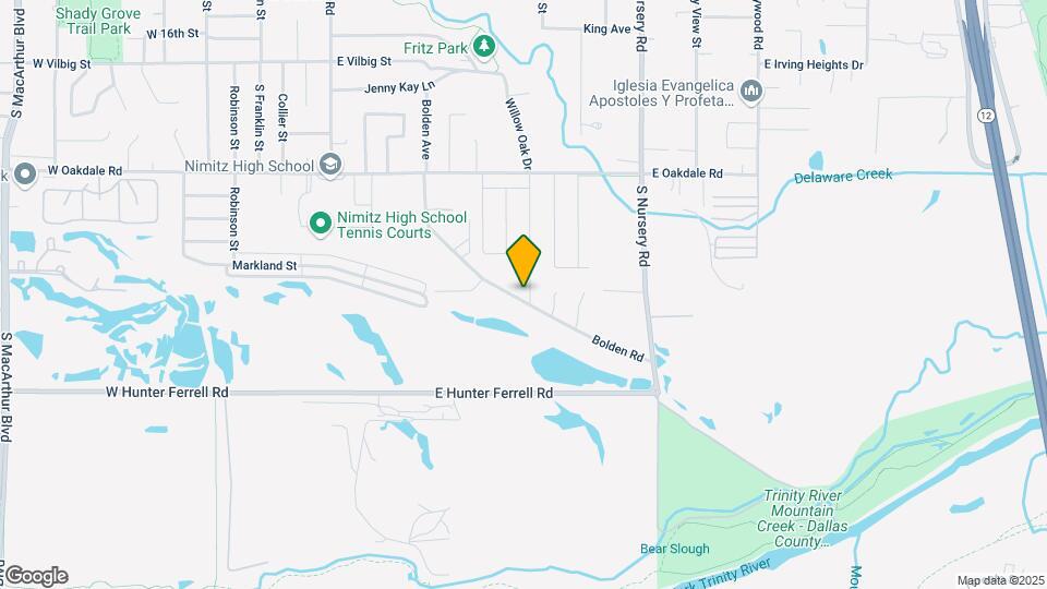 2405 Willow Oak Dr Map and Location Details
