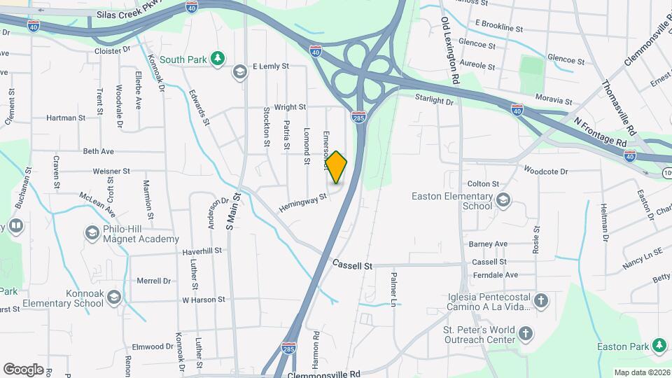 409 Hemingway St Map and Location Details