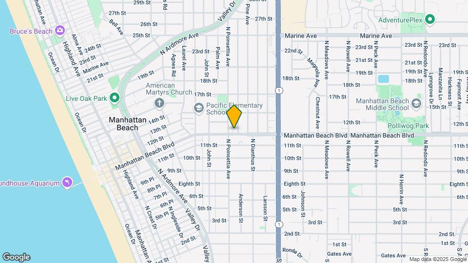 913 Manhattan Beach Blvd Map and Location Details