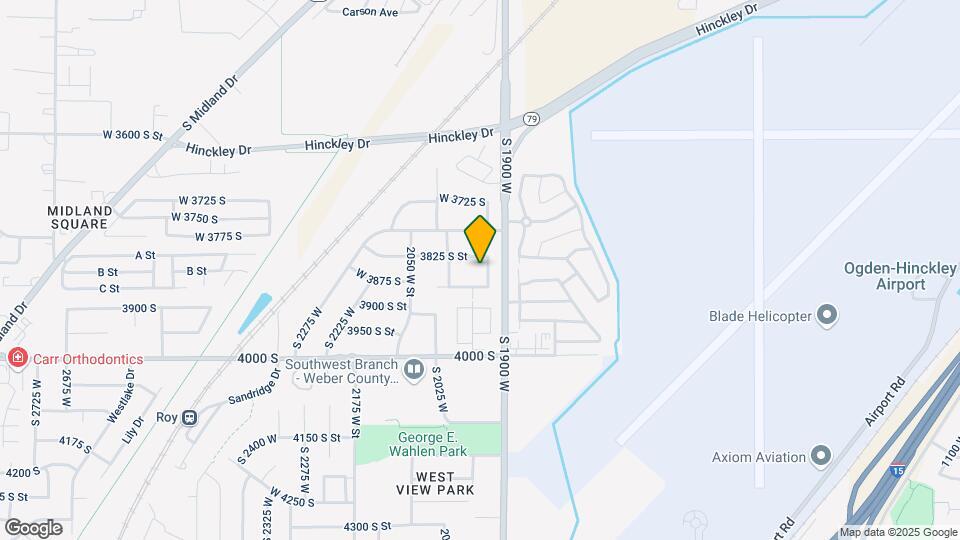 3855 S 1925 W Mapa y Detalles de la Ubicación
