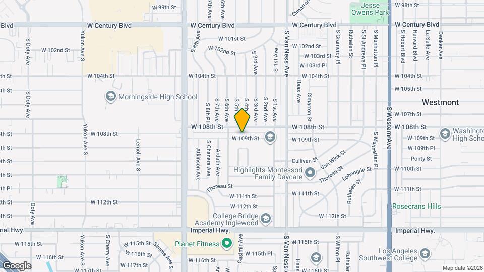 2509 W 109th St Map and Location Details