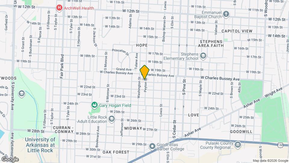 2024 Peyton St Map and Location Details