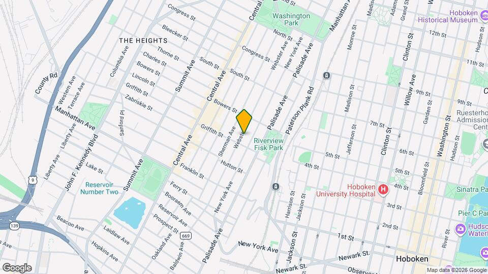 188 Webster Ave Map and Location Details