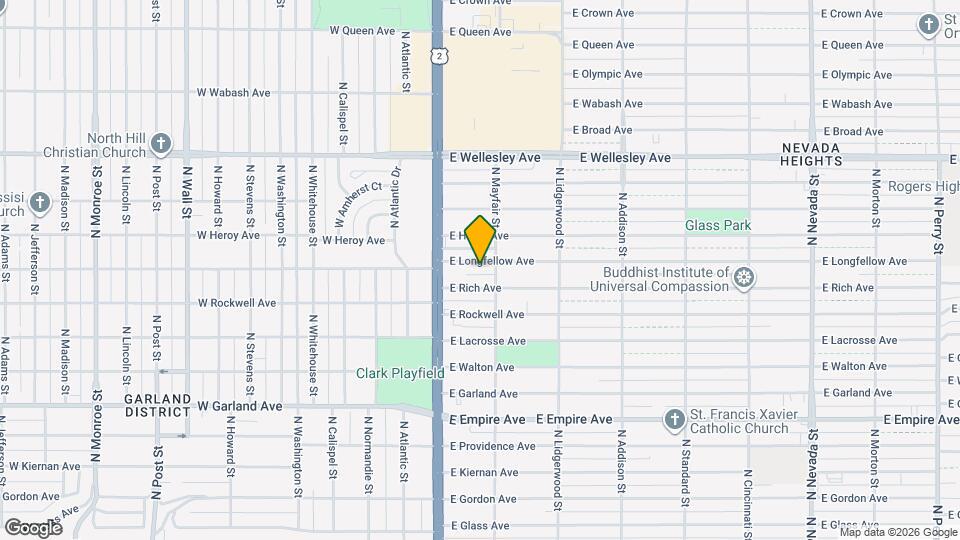 40 E Longfellow Ave Map and Location Details