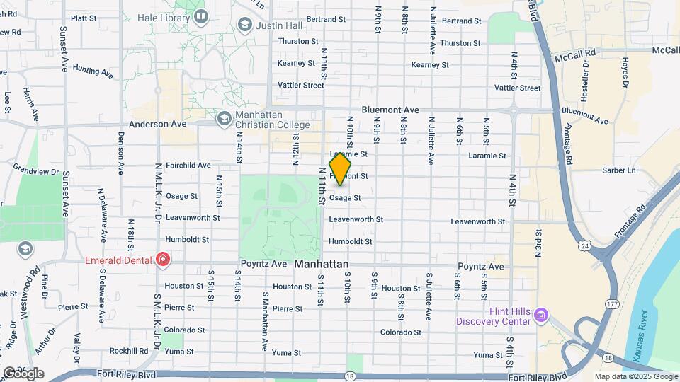 1010 Osage St Map and Location Details