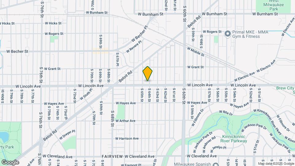 6406 W Lincoln Ave Map and Location Details