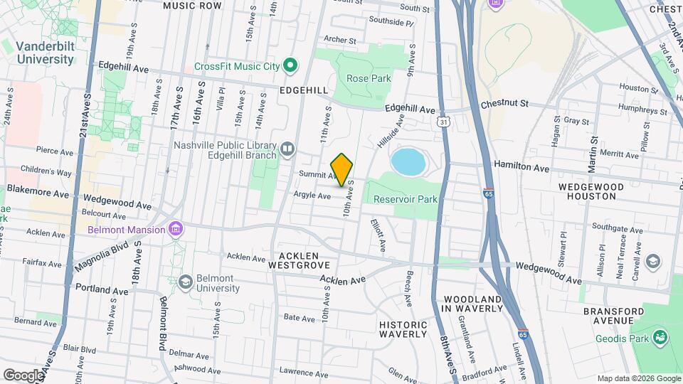 1006 Argyle Ave Map and Location Details