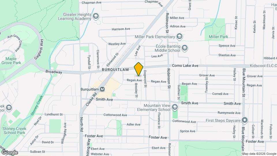 621 Regan Av Map and Location Details