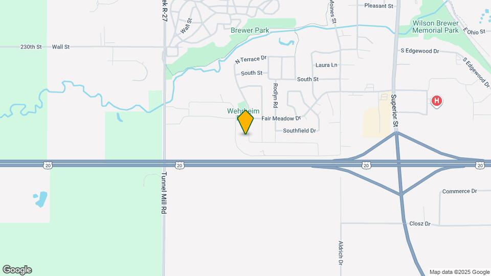 2501 N Terrace Dr Map and Location Details