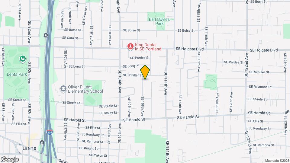 4906 SE 108th Ave Map and Location Details