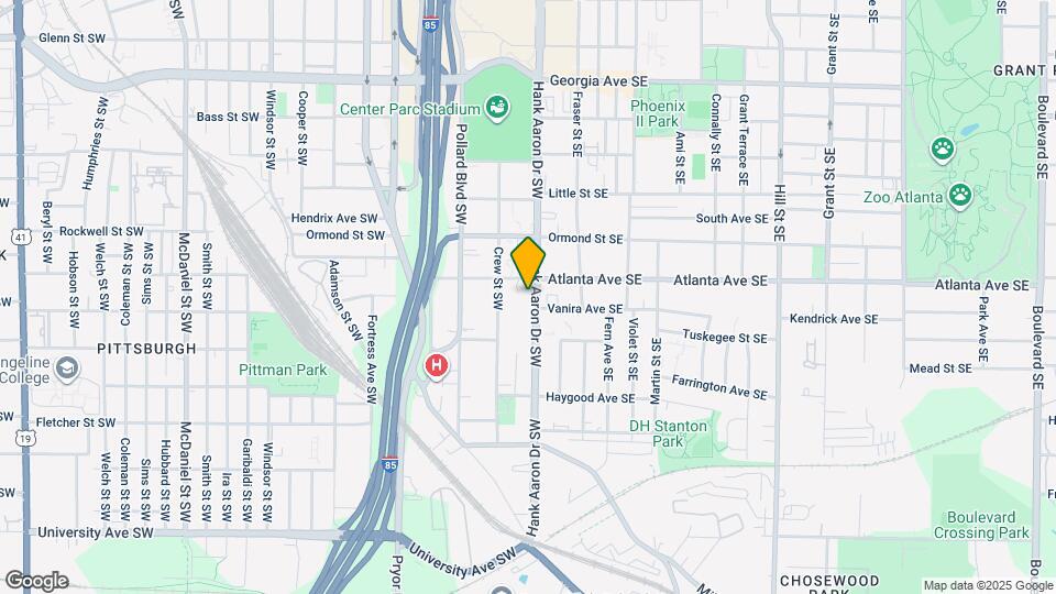 911 Hank Aaron Dr SW Map and Location Details