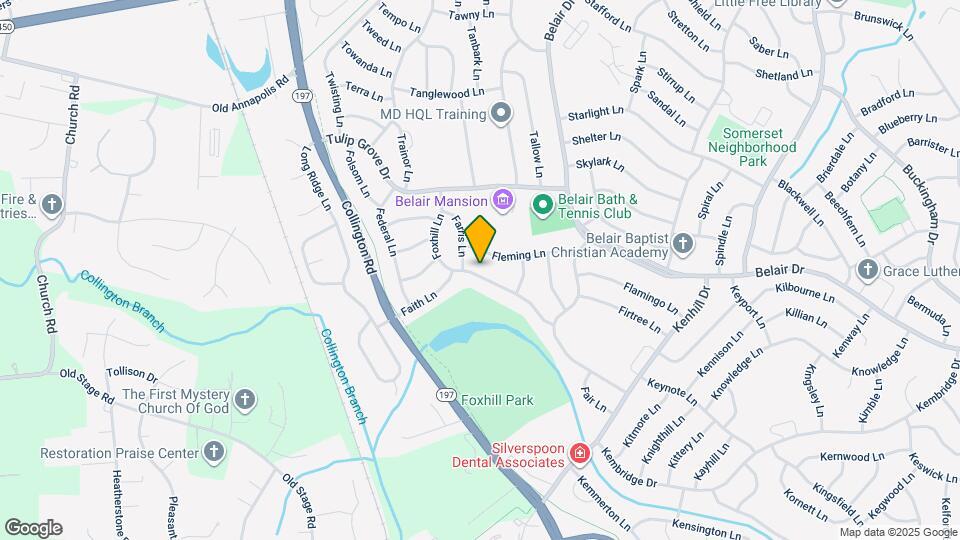 12202 Foxhill Ln Map and Location Details