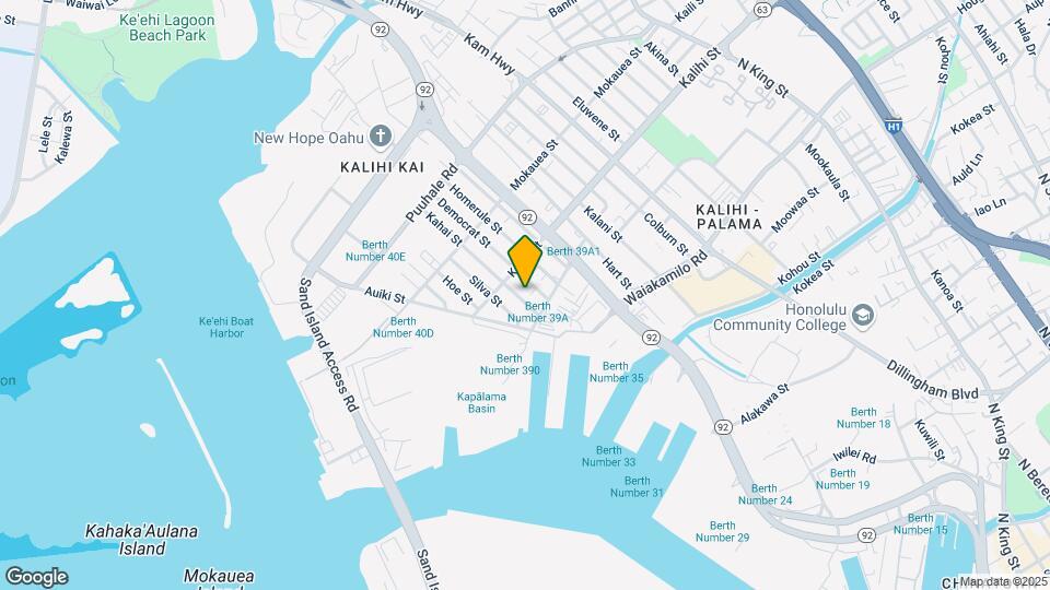 1628 Kahai St Map and Location Details