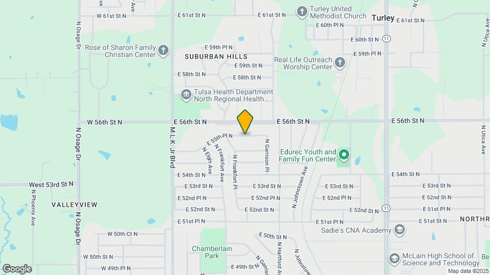 566 E 55th Pl N Mapa y Detalles de la Ubicación