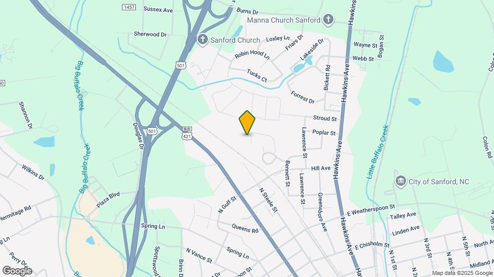 207 Jamestown Dr Map and Location Details