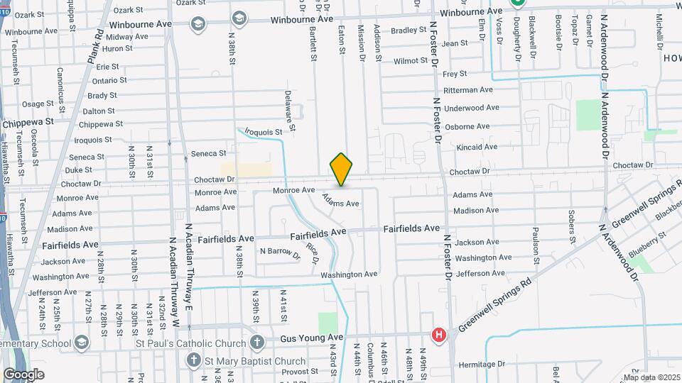 4374 Monroe Ave Map and Location Details