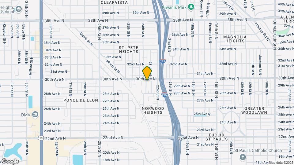 2925 24th St N Map and Location Details