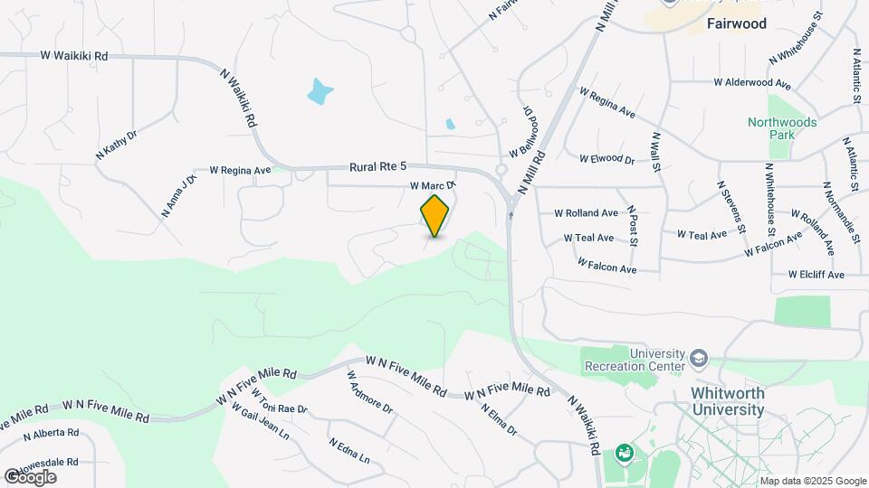 1407 W Spring Ln Map and Location Details